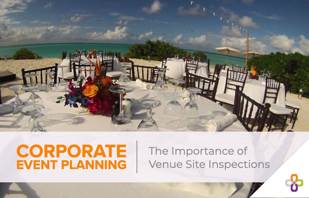 The importance of venue site inspections.